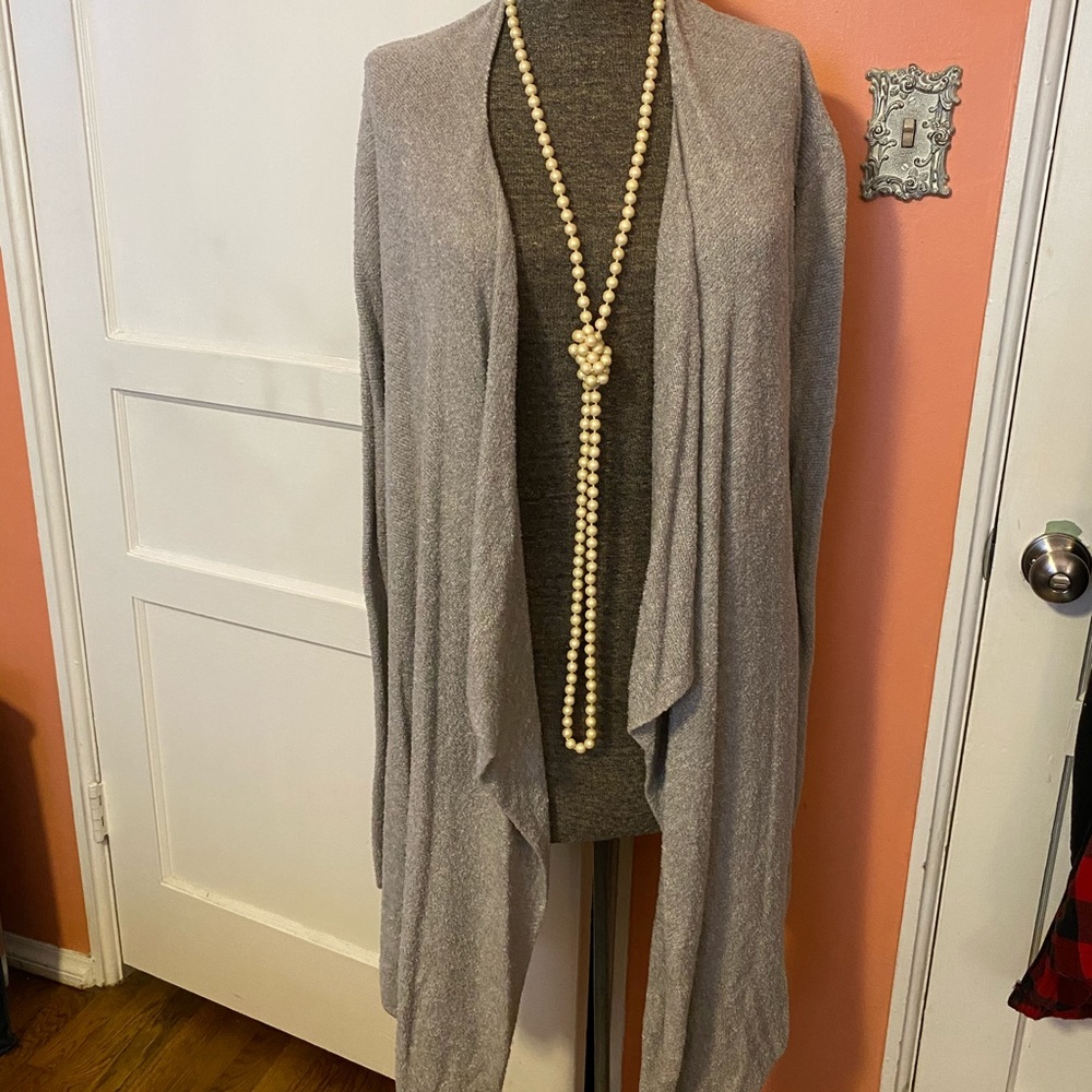 Barefoot Dreams super cozy bamboo long cardigan